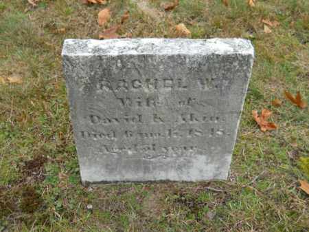 AKIN, RACHEL W - Barnstable County, Massachusetts | RACHEL W AKIN - Massachusetts Gravestone Photos
