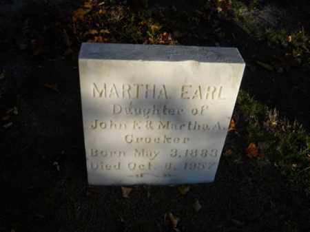 CROCKER, MARTHA EARL - Barnstable County, Massachusetts | MARTHA EARL CROCKER - Massachusetts Gravestone Photos