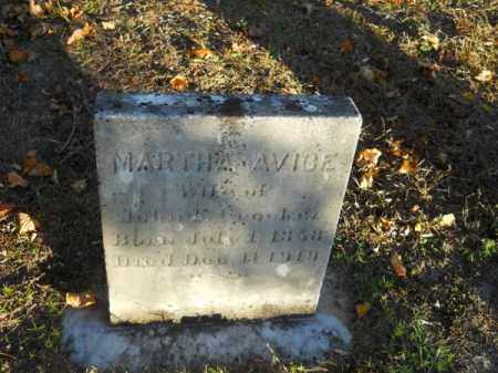 CROCKER, MARTHA AVICE - Barnstable County, Massachusetts | MARTHA AVICE CROCKER - Massachusetts Gravestone Photos