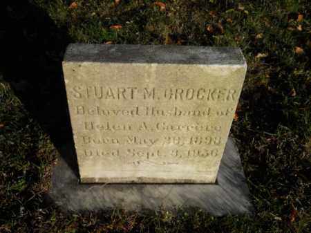 CROCKER, STUART M - Barnstable County, Massachusetts | STUART M CROCKER - Massachusetts Gravestone Photos