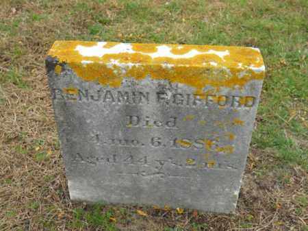 GIFFORD, BENJAMIN F - Barnstable County, Massachusetts | BENJAMIN F GIFFORD - Massachusetts Gravestone Photos
