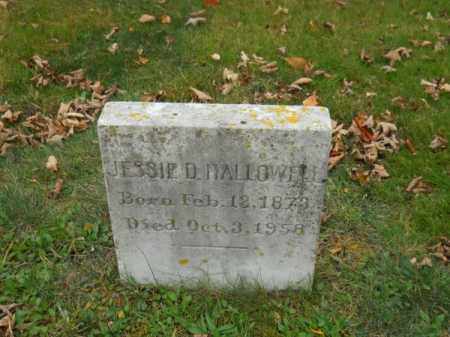 HALLOWELL, JESSIE D - Barnstable County, Massachusetts | JESSIE D HALLOWELL - Massachusetts Gravestone Photos