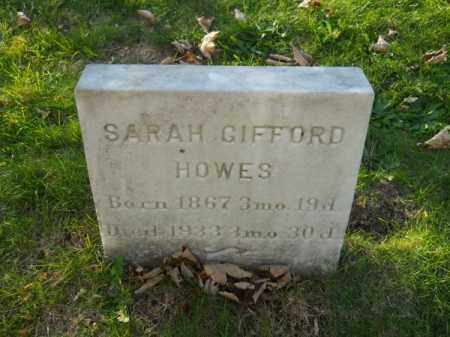 HOWES, SARAH GIFFORD - Barnstable County, Massachusetts | SARAH GIFFORD HOWES - Massachusetts Gravestone Photos