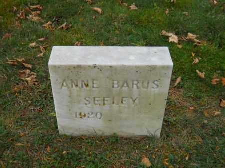 SEELEY, ANNE BARUS - Barnstable County, Massachusetts | ANNE BARUS SEELEY - Massachusetts Gravestone Photos
