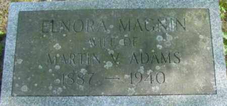 MAGNIN ADAMS, ELNORA - Berkshire County, Massachusetts | ELNORA MAGNIN ADAMS - Massachusetts Gravestone Photos