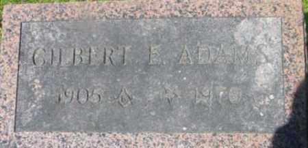 ADAMS, GILBERT E - Berkshire County, Massachusetts | GILBERT E ADAMS - Massachusetts Gravestone Photos