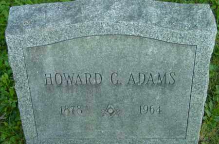 ADAMS, HOWARD G - Berkshire County, Massachusetts | HOWARD G ADAMS - Massachusetts Gravestone Photos