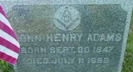 ADAMS, JOHN HENRY - Berkshire County, Massachusetts | JOHN HENRY ADAMS - Massachusetts Gravestone Photos