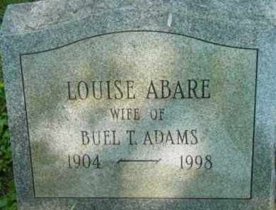 ADAMS, LOUISE - Berkshire County, Massachusetts | LOUISE ADAMS - Massachusetts Gravestone Photos