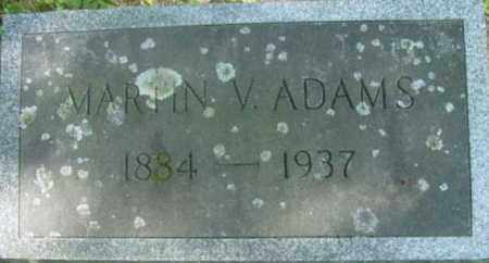 ADAMS, MARTIN V - Berkshire County, Massachusetts | MARTIN V ADAMS - Massachusetts Gravestone Photos