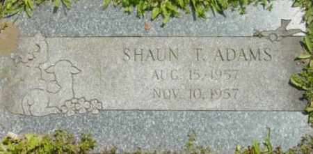 ADAMS, SHAUN T - Berkshire County, Massachusetts | SHAUN T ADAMS - Massachusetts Gravestone Photos
