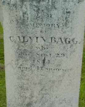 BAGG, CALVIN - Berkshire County, Massachusetts | CALVIN BAGG - Massachusetts Gravestone Photos
