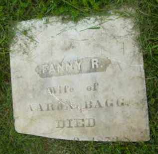 BAGG, FANNY R - Berkshire County, Massachusetts | FANNY R BAGG - Massachusetts Gravestone Photos