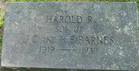 BARNES, HAROLD R - Berkshire County, Massachusetts | HAROLD R BARNES - Massachusetts Gravestone Photos