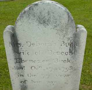 BUCK, DEBORAH - Berkshire County, Massachusetts | DEBORAH BUCK - Massachusetts Gravestone Photos