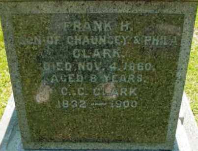CLARK, C C - Berkshire County, Massachusetts | C C CLARK - Massachusetts Gravestone Photos