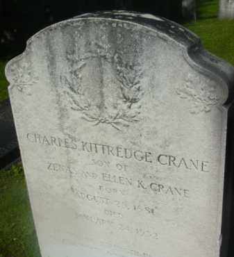 CRANE, CHARLES KITTREDGE - Berkshire County, Massachusetts | CHARLES KITTREDGE CRANE - Massachusetts Gravestone Photos