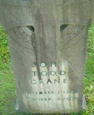 CRANE, JOHN TODD - Berkshire County, Massachusetts | JOHN TODD CRANE - Massachusetts Gravestone Photos