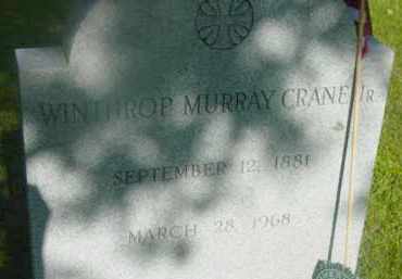 CRANE, WINTHROP MURRAY - Berkshire County, Massachusetts | WINTHROP MURRAY CRANE - Massachusetts Gravestone Photos