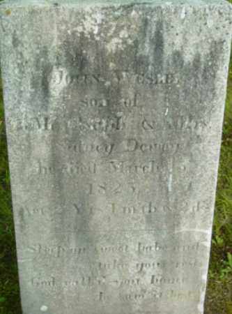 DEWEY, JOHN WESLEY - Berkshire County, Massachusetts | JOHN WESLEY DEWEY - Massachusetts Gravestone Photos