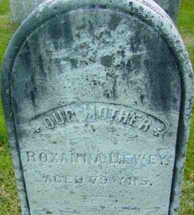 DEWEY, ROXANNA - Berkshire County, Massachusetts | ROXANNA DEWEY - Massachusetts Gravestone Photos