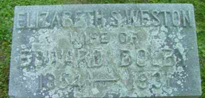 WESTON DOLBY, ELIZABETH S - Berkshire County, Massachusetts | ELIZABETH S WESTON DOLBY - Massachusetts Gravestone Photos