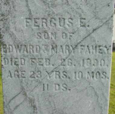 FAHEY, FERGUS E - Berkshire County, Massachusetts | FERGUS E FAHEY - Massachusetts Gravestone Photos