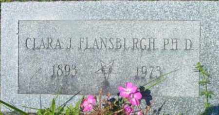 FLANSBURGH, CLARA J - Berkshire County, Massachusetts | CLARA J FLANSBURGH - Massachusetts Gravestone Photos