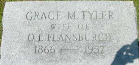 TYLER FLANSBURGH, GRACE M - Berkshire County, Massachusetts | GRACE M TYLER FLANSBURGH - Massachusetts Gravestone Photos