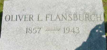 FLANSBURGH, OLIVER L - Berkshire County, Massachusetts | OLIVER L FLANSBURGH - Massachusetts Gravestone Photos