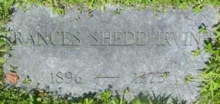 SHEDD, FRANCES - Berkshire County, Massachusetts | FRANCES SHEDD - Massachusetts Gravestone Photos