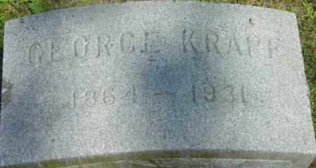 KRAPF, GEORGE - Berkshire County, Massachusetts | GEORGE KRAPF - Massachusetts Gravestone Photos