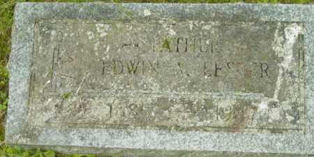 LESTER, EDWIN A - Berkshire County, Massachusetts | EDWIN A LESTER - Massachusetts Gravestone Photos