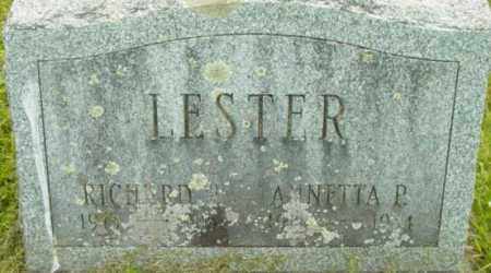LESTER, RICHARD - Berkshire County, Massachusetts | RICHARD LESTER - Massachusetts Gravestone Photos