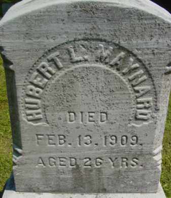MAYNARD, HUBERT L - Berkshire County, Massachusetts | HUBERT L MAYNARD - Massachusetts Gravestone Photos