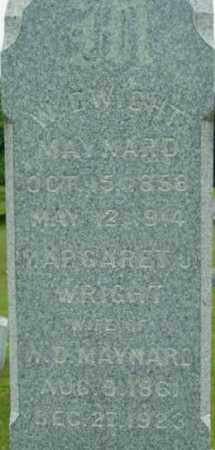 MAYNARD, W DWIGHT - Berkshire County, Massachusetts | W DWIGHT MAYNARD - Massachusetts Gravestone Photos