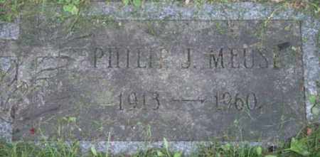 MEUSE, PHILIP J - Berkshire County, Massachusetts | PHILIP J MEUSE - Massachusetts Gravestone Photos