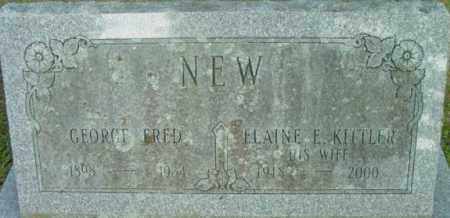NEW, GEORGE FRED - Berkshire County, Massachusetts | GEORGE FRED NEW - Massachusetts Gravestone Photos