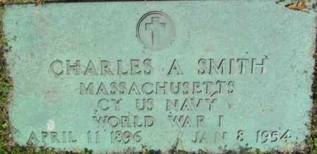 SMITH, CHARLES A - Berkshire County, Massachusetts | CHARLES A SMITH - Massachusetts Gravestone Photos