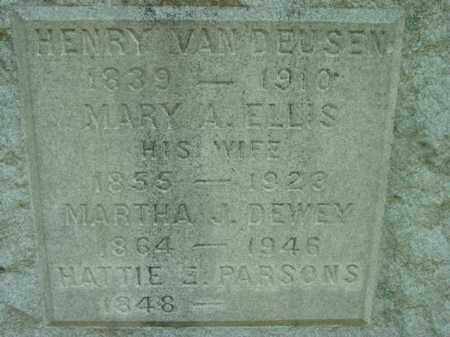 DEWEY, MARTHA J - Berkshire County, Massachusetts | MARTHA J DEWEY - Massachusetts Gravestone Photos