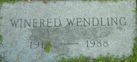WENDLING, WINFRED - Berkshire County, Massachusetts | WINFRED WENDLING - Massachusetts Gravestone Photos