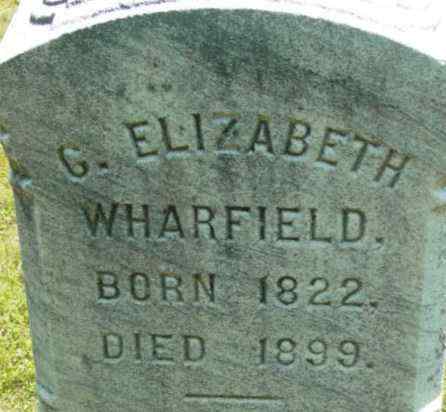 WHARFIELD, C ELIZABETH - Berkshire County, Massachusetts | C ELIZABETH WHARFIELD - Massachusetts Gravestone Photos
