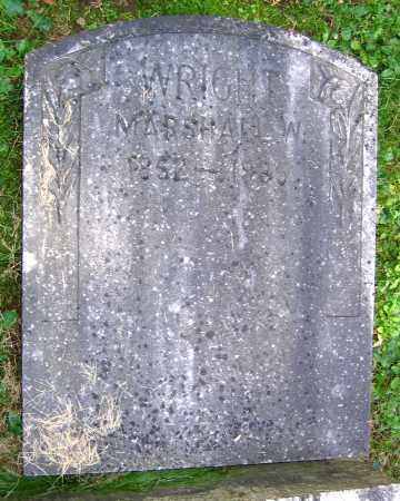 WRIGHT, MARSHALL W. - Berkshire County, Massachusetts | MARSHALL W. WRIGHT - Massachusetts Gravestone Photos