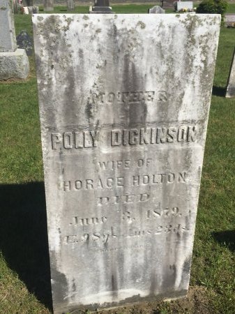 HOLTON, POLLY - Franklin County, Massachusetts | POLLY HOLTON - Massachusetts Gravestone Photos