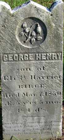 BIRGE, GEORGE HENRY - Hampden County, Massachusetts | GEORGE HENRY BIRGE - Massachusetts Gravestone Photos